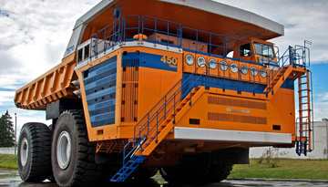 Study of the market for career dump trucks with a lifting capacity of 30 to 380 tons