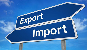 Export-import analysis: Europe, Baltic States, Kaliningrad