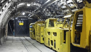Park of installed mining equipment in the mines of Russia